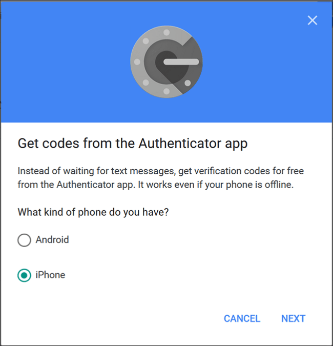 google authenticator