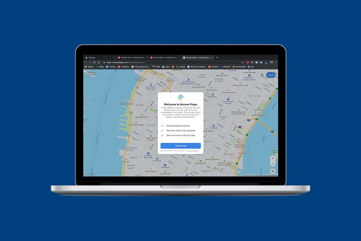 mapas en windows 10