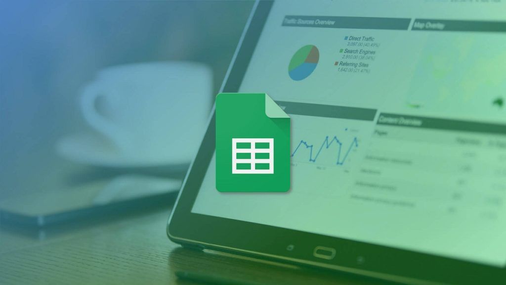 números en google sheets