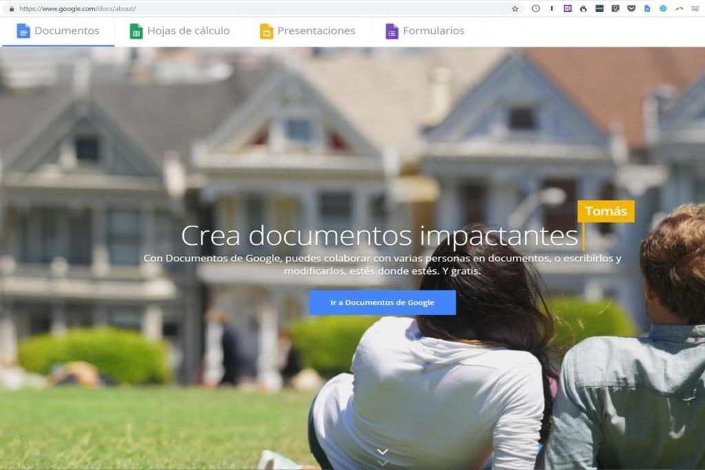 compartir un documento de Google Docs