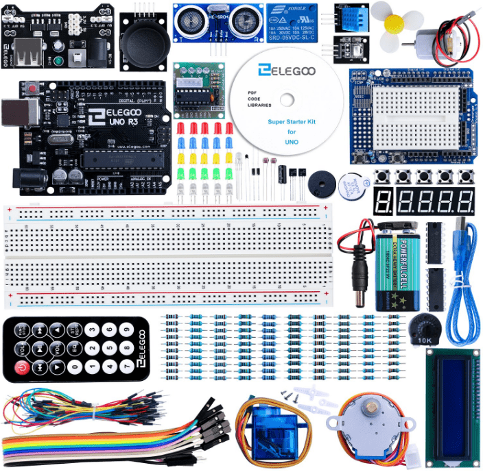 ELEGOO Conjunto Medio de Iniciación Compatible con Arduino IDE