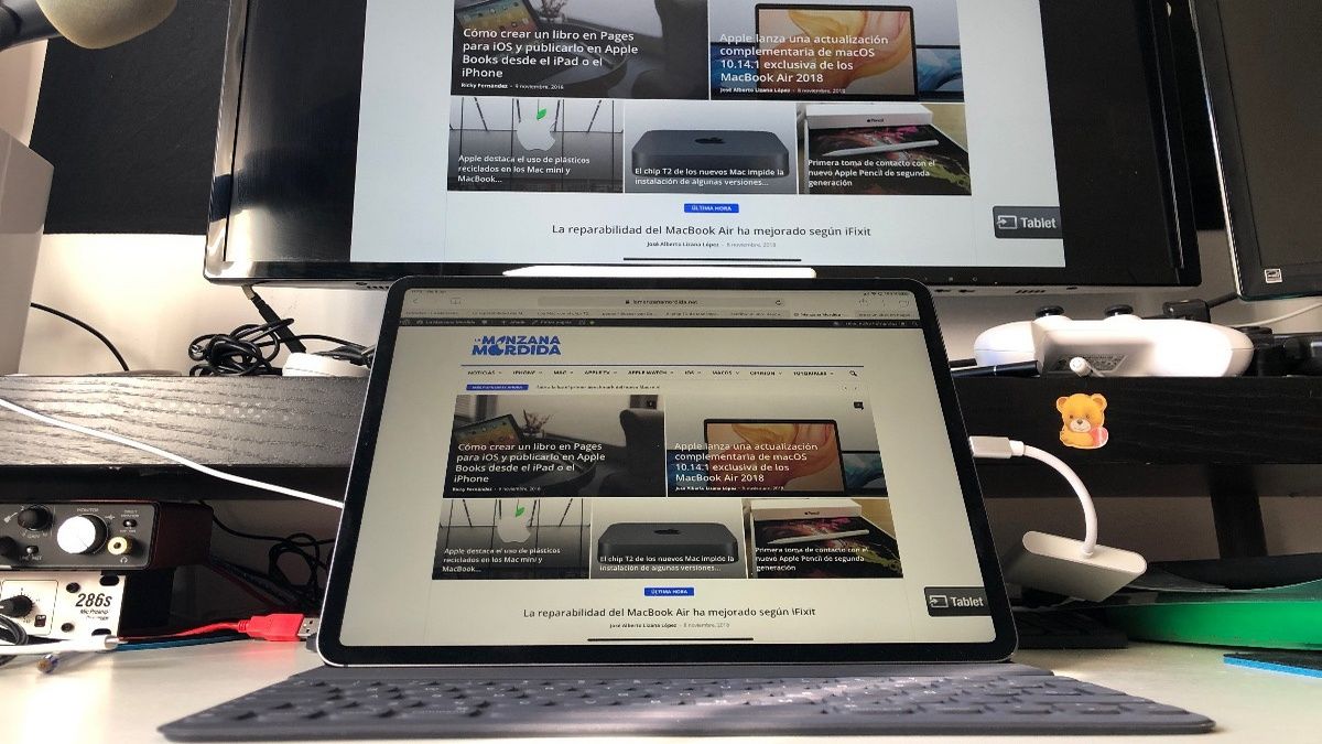 iPad como una pantalla externa de Mac