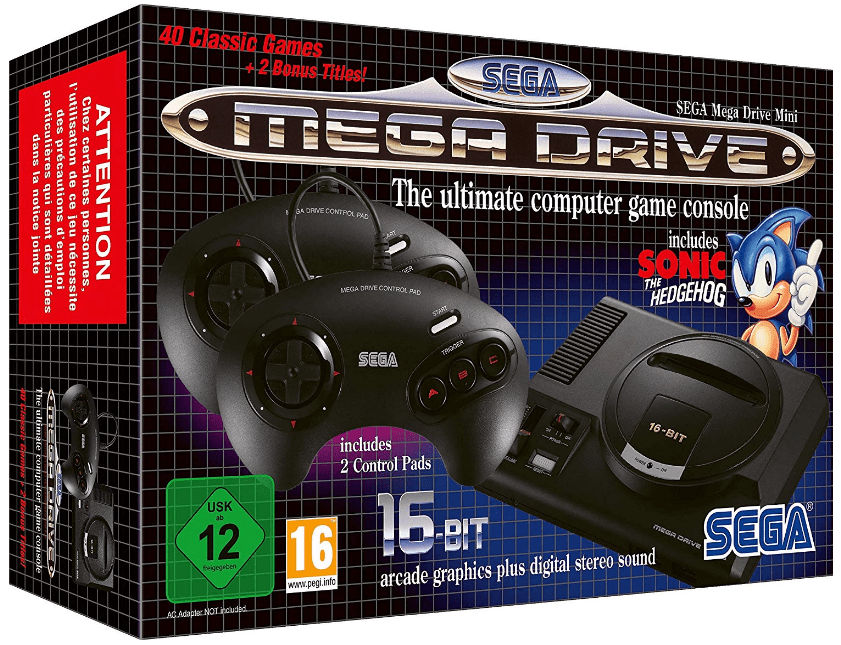 Sega Megadrive Mini con 40 juegos clásicos