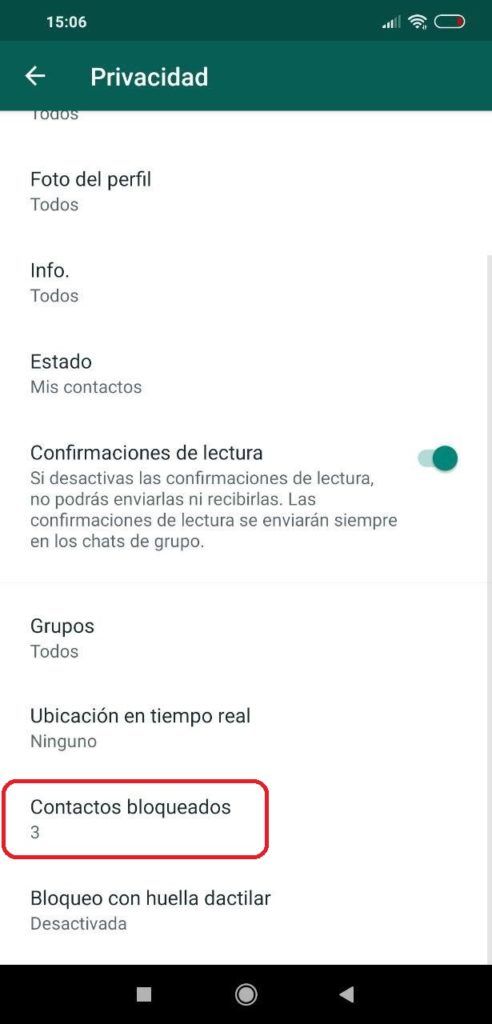 proteger tu whatsapp: bloqueo personas