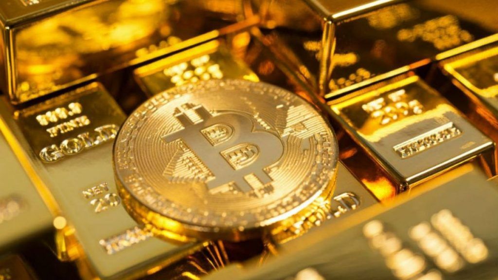 precio del bitcoin y el oro