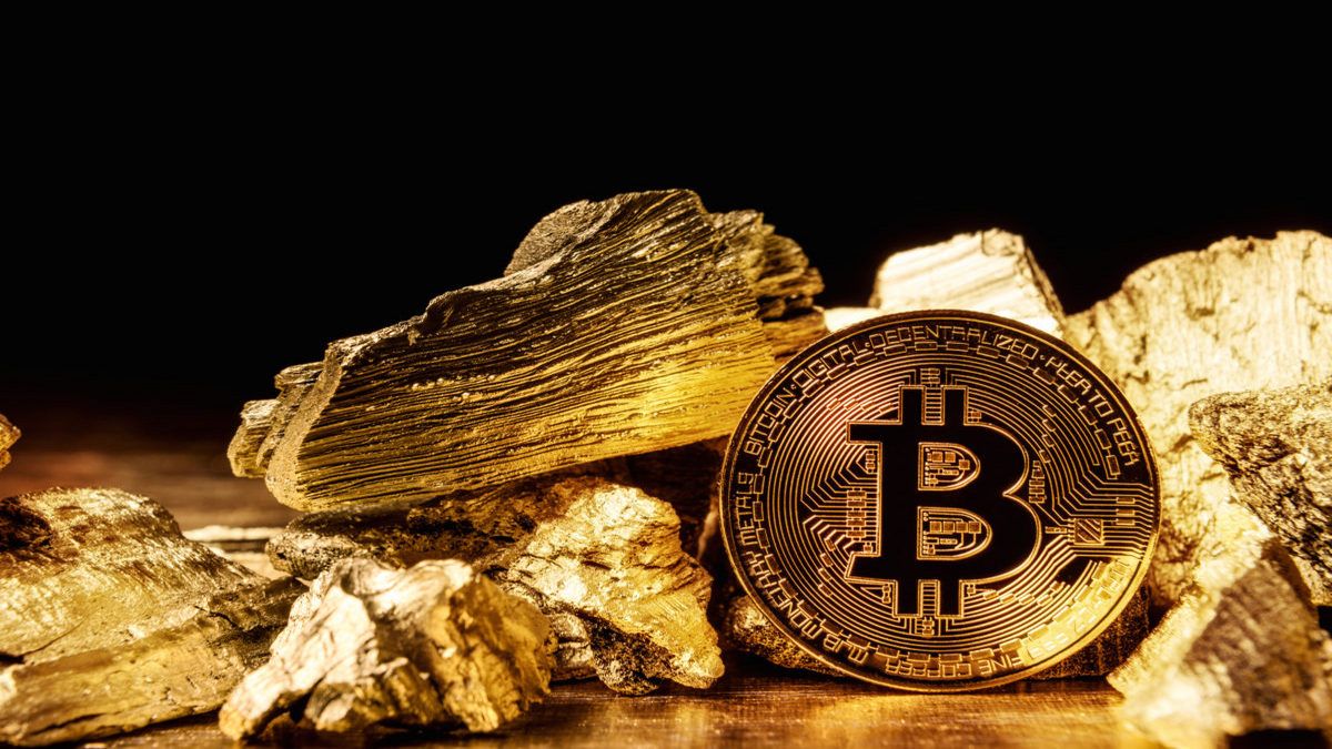 precio del bitcoin y el oro