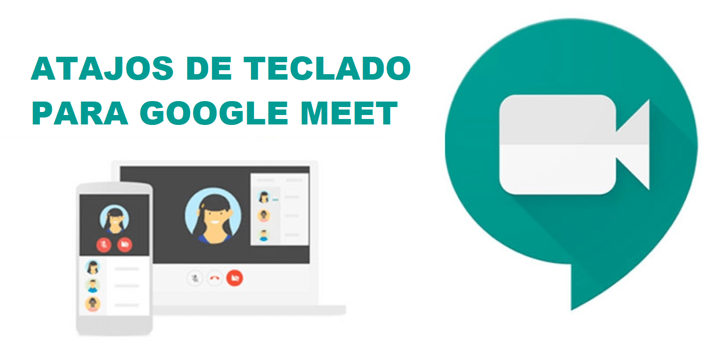 atajos teclado google meet