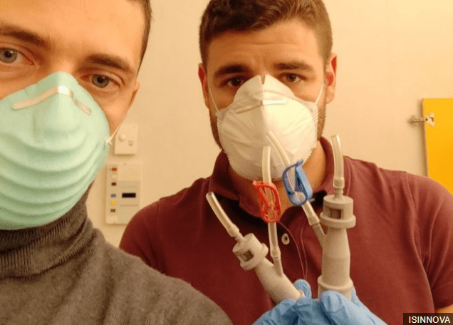 Mascarillas de protección coronavirus fabricadas en impresoras 3D