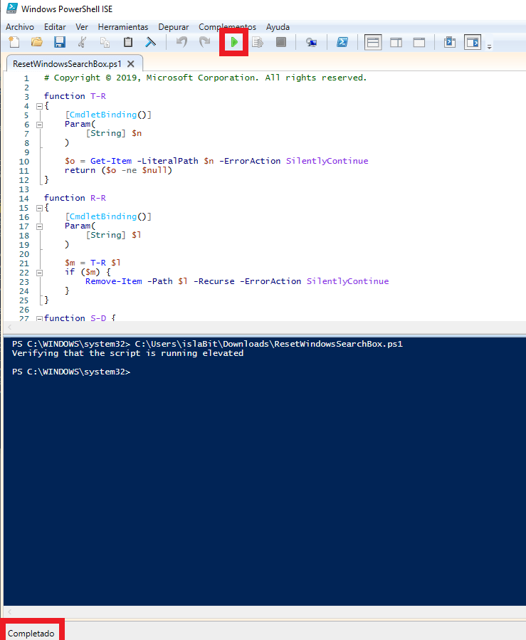 powershell ise