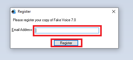 fake voice registrar