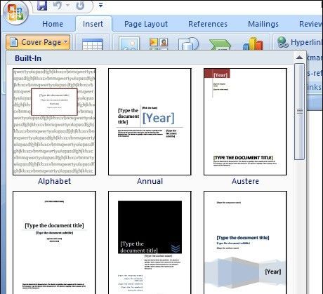 portada personalizada Microsoft Word