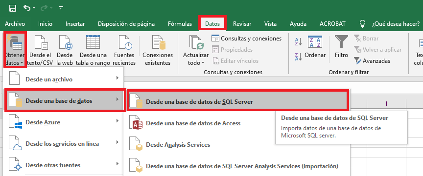 importar datos excel