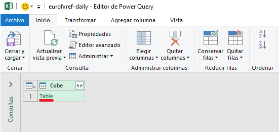 editor power query