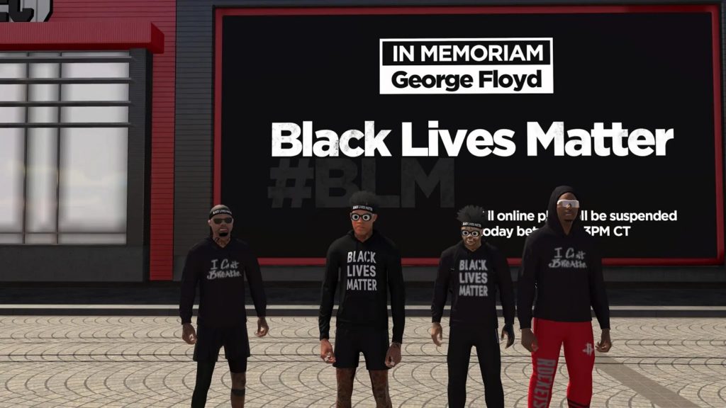 Black Lives Matter NBA 2K20