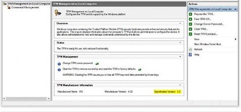 Windows chip TPM