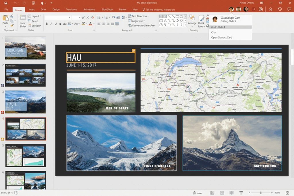 Colaborar presentación PowerPoint 4