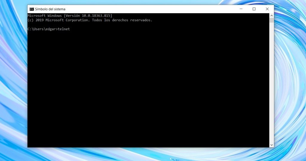 Telnet Windows 10 2