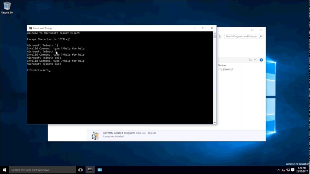 Telnet Windows 10 4