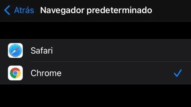 Como cambiar navegador predeterminado iphone