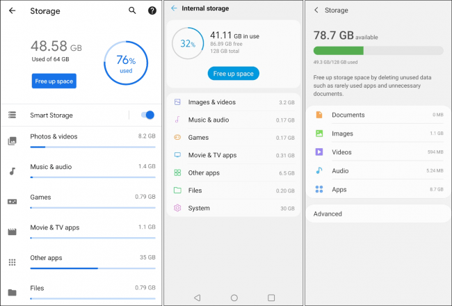 como liberar y optimizar el espacio de almacenamiento en Android