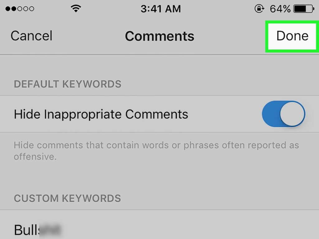 Filtrar comentarios Instagram 2