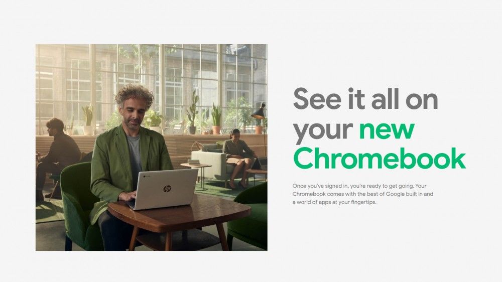 Configurar una Chromebook es rápido y fácil