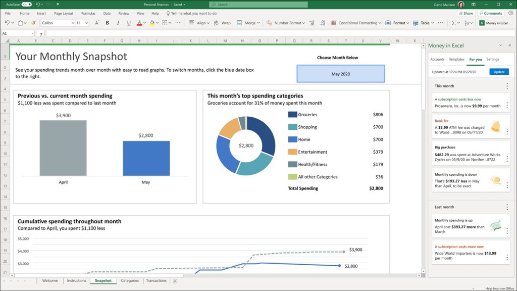 Money Excel 2