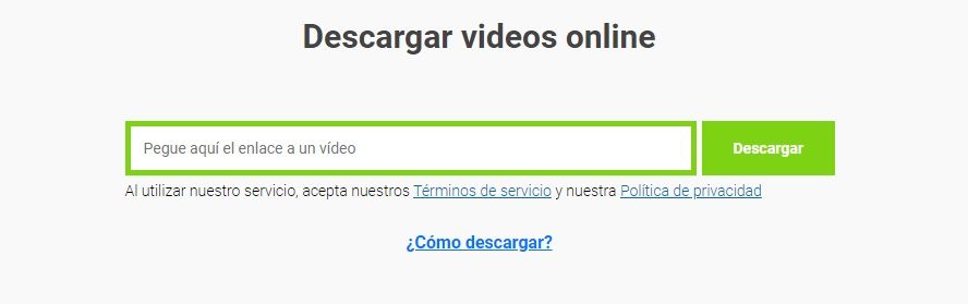 descargar vídeos en linea