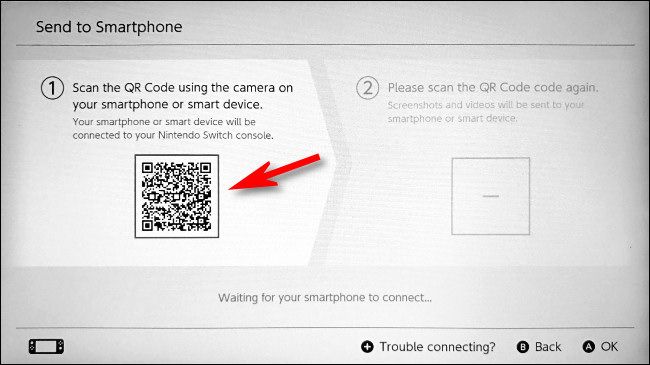 Escanear el código QR de Switch con tu dispositivo móvil