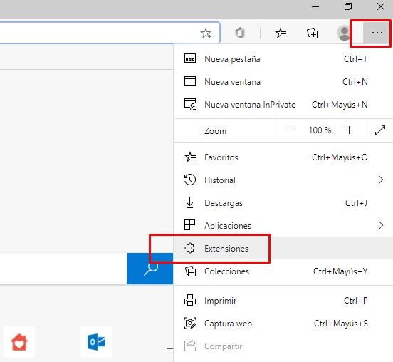 Cómo habilitar extensiones en modo InPrivate de Microsoft Edge