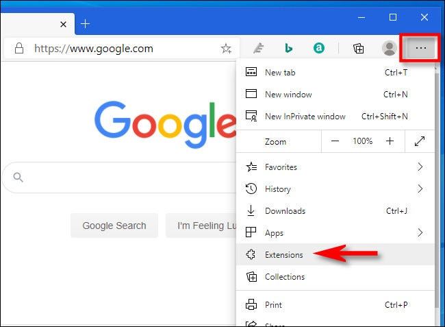 Cómo desinstalar o desactivar las extensiones de Microsoft Edge