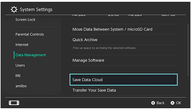 Guardar datos en la nube 