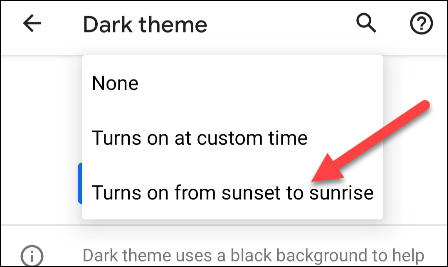 Cómo programar el tema oscuro en Android