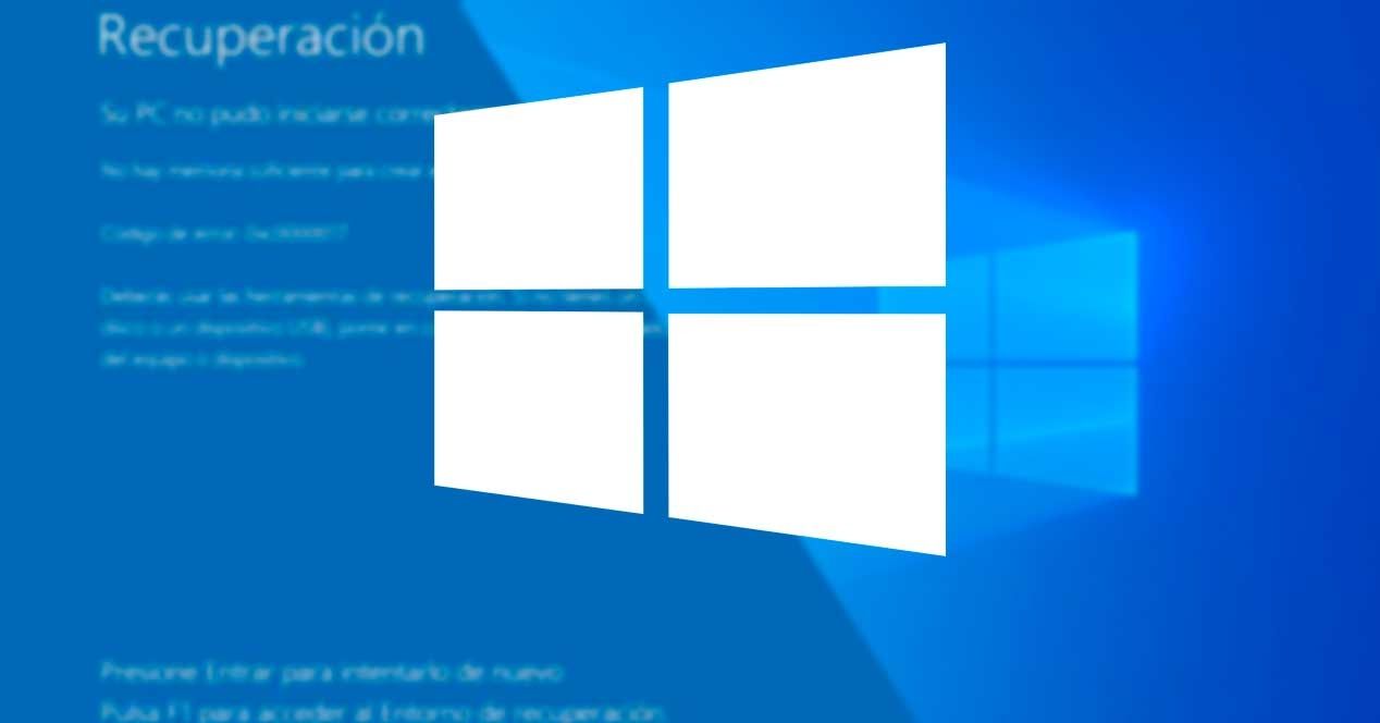 error actualización Windows 0xC190020c, 0xC190020d, 0xC190020e o 0xC190020f