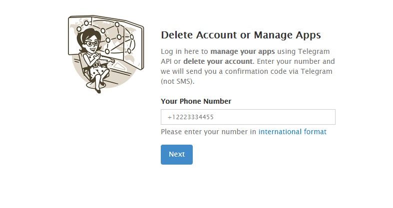 Borrar cuenta Telegram paso a paso