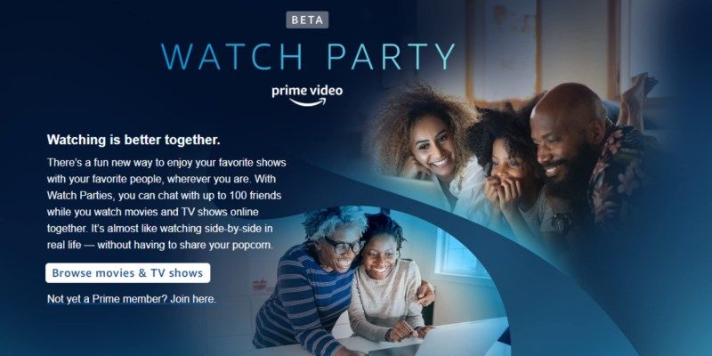 Aprende cómo usar Watch Party Prime Video