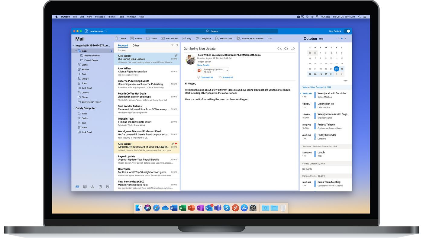 Las notificaciones de Outlook no funcionan en mac