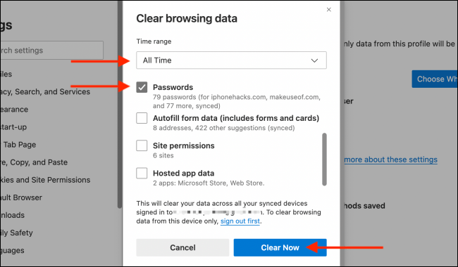 Cómo eliminar contraseñas de Microsoft Edge. De esta forma ya sabes cómo exportar y eliminar contraseñas en Microsoft Edge.