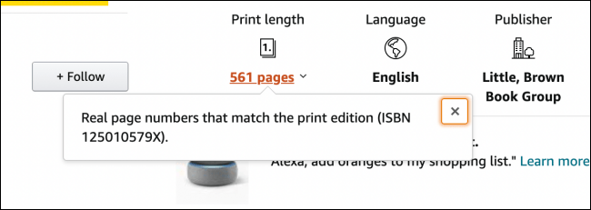 Longuitud de impresión en Amazon.