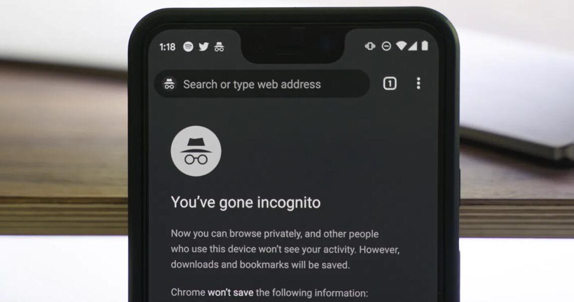 Cómo tomar una captura de pantalla en el modo incógnito de Chrome y Firefox en Android