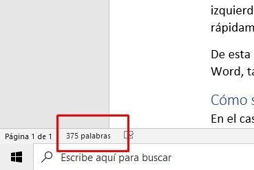 Cómo saber la cantidad palabras en un documento de Word y PowerPoint