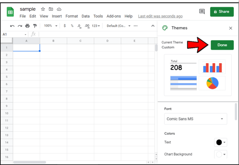 De esta forma podemos cambiar la fuente en Google Sheets.