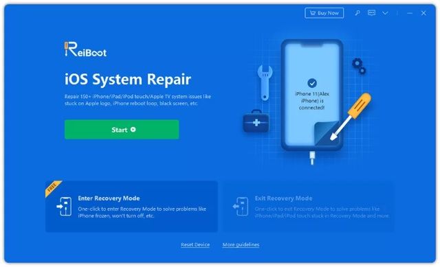 Reparar sistema de iOS.