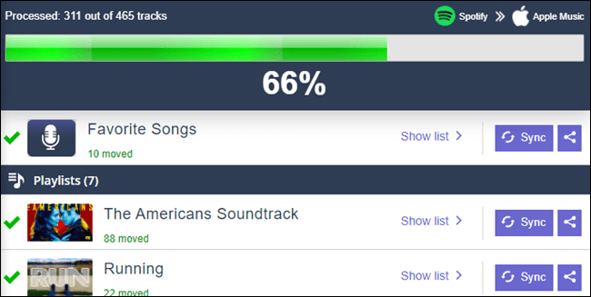 De esta forma podemos transferir listas de reproducción de Spotify a Apple Music.