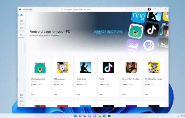 Así funcionarán las apps de Android en Windows 11