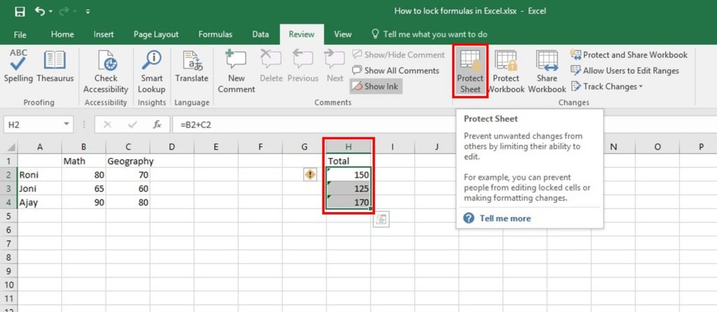 bloquear columnas Excel 2