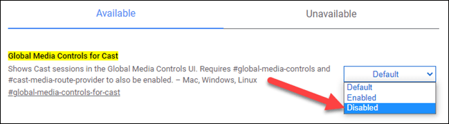 Cómo desactivar o deshabilitar controles de medios para Chomecast.