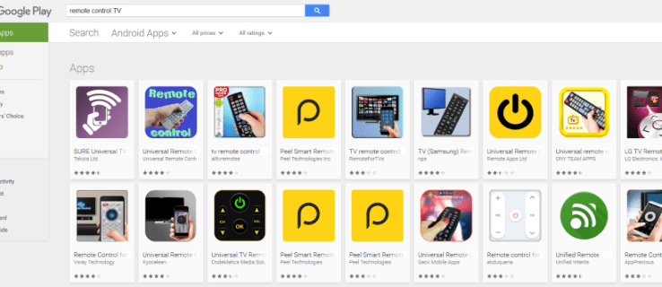 Aplicaciones de control remoto TV en Android.