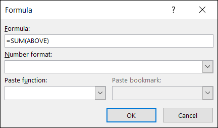 Agregamos una fórmula en tablas de Microsoft Outlook.