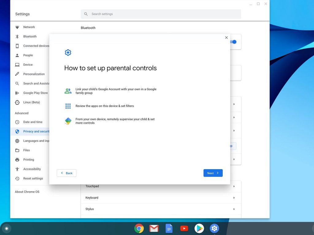 configurar Chromebook niños 2